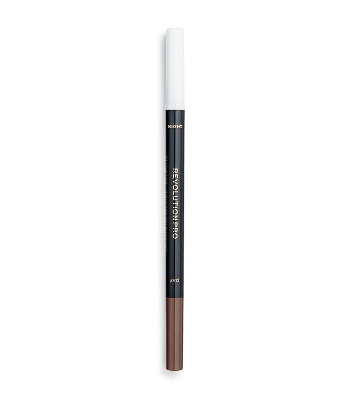 Revolution Pro - Lápis e soro de sobrancelhas 24Hr Brow - Warm Brown