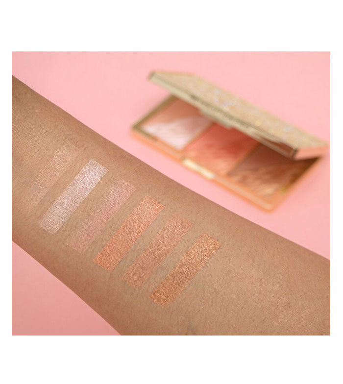 Revolution Pro - Paleta de rosto Crystal Luxe - Peach Royale