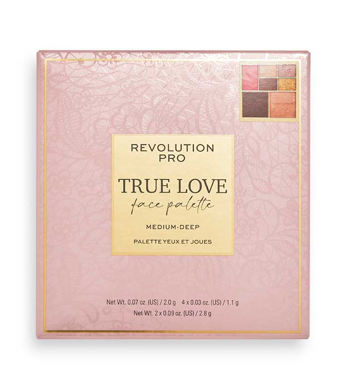 Revolution Pro - Paleta de rostos True Love - Medium-Deep