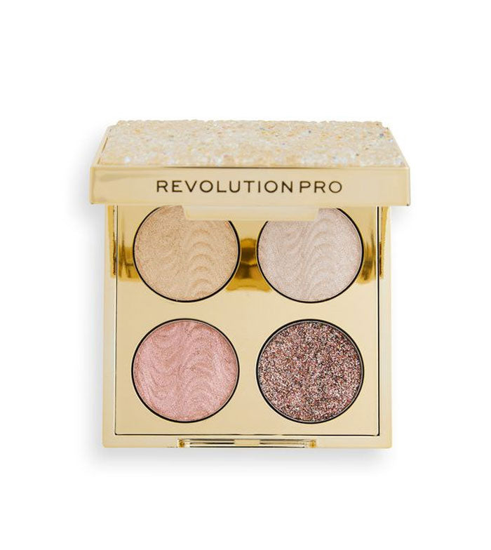 Revolution Pro - Paleta de sombras Ultimate Eye Look - Gold Crystal