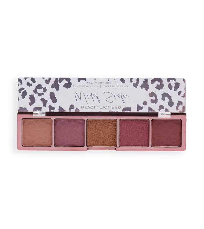 Revolution Pro - Paleta de sombras Glam - Wild Side Leopard Rose Gold