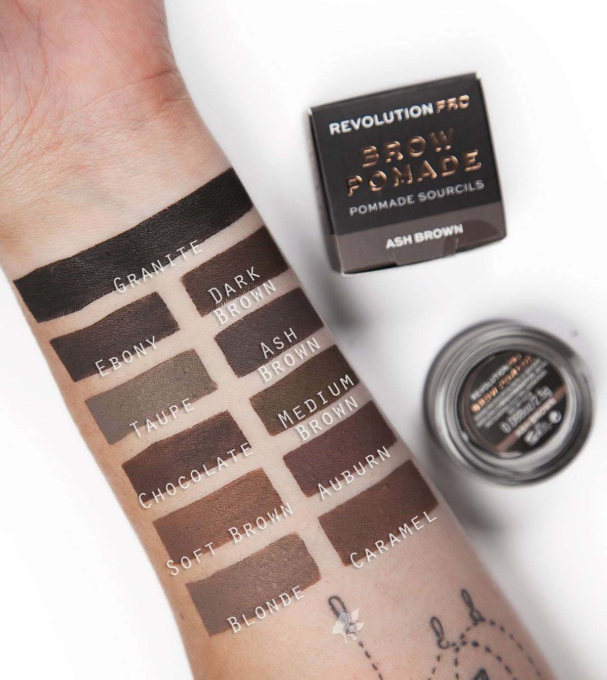 Revolution Pro - Pomada para sobrancelhas - Dark Brown