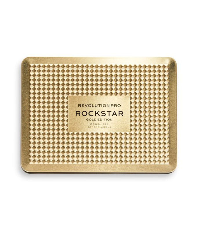 Revolution Pro - Conjunto de pincéis Rockstar Gold Edition