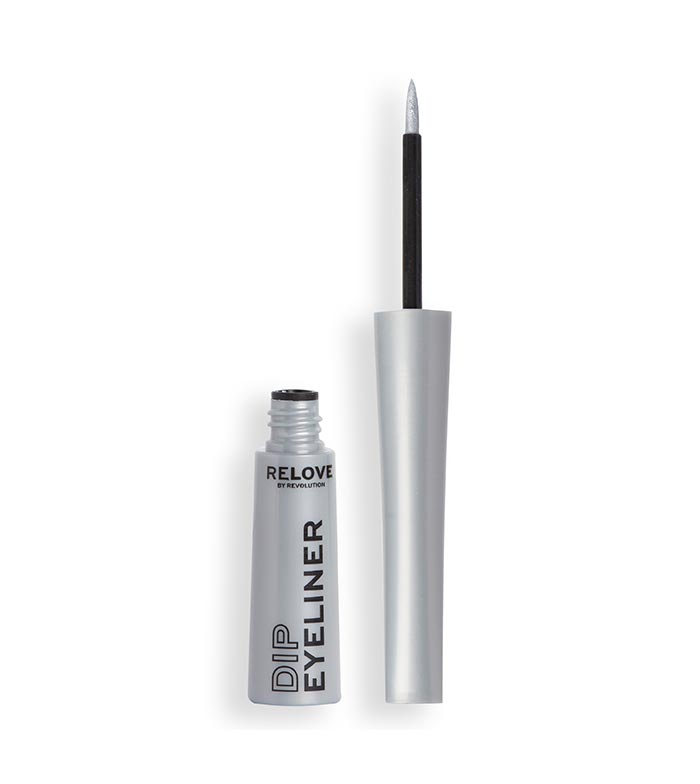Revolution Relove - *Dancing Queen* - Delineador líquido Metallic Dip Liner - Silver