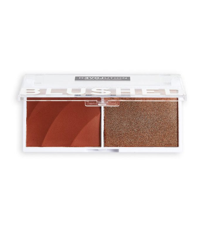 Revolution Relove - Duo de blush e realçador Colour Play Blushed - Baby