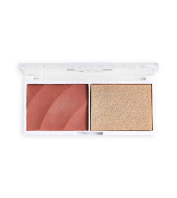 Revolution Relove - Duo de blush e realçador Colour Play Blushed - Kindness