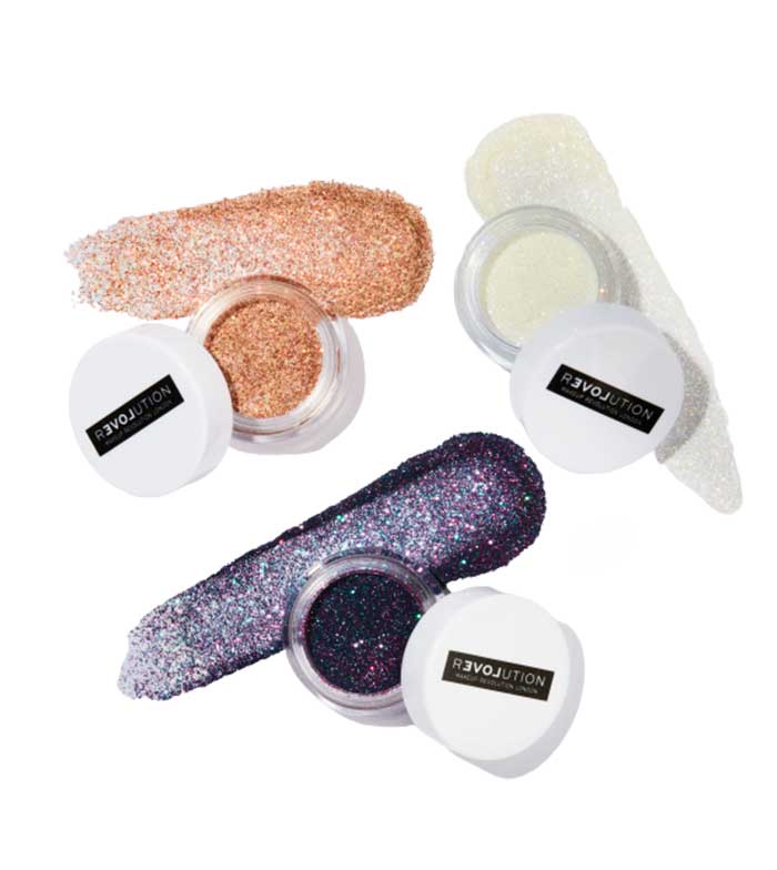 Revolution Relove - *Euphoric* - Glitter iridescente multiuso - Ice White