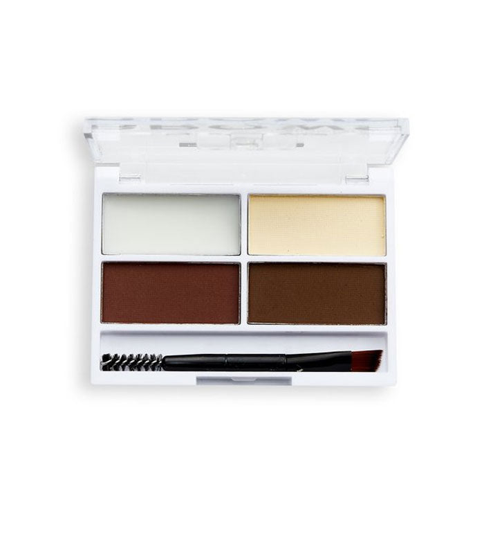Revolution Relove - Brow Kit Colour Cult Brow Palette - Dark