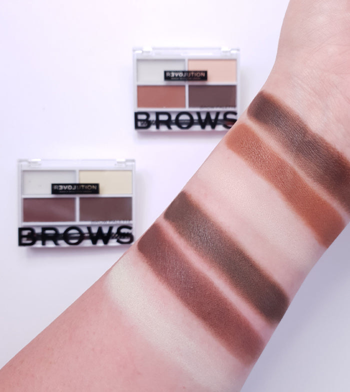 Revolution Relove - Brow Kit Colour Cult Brow Palette - Dark