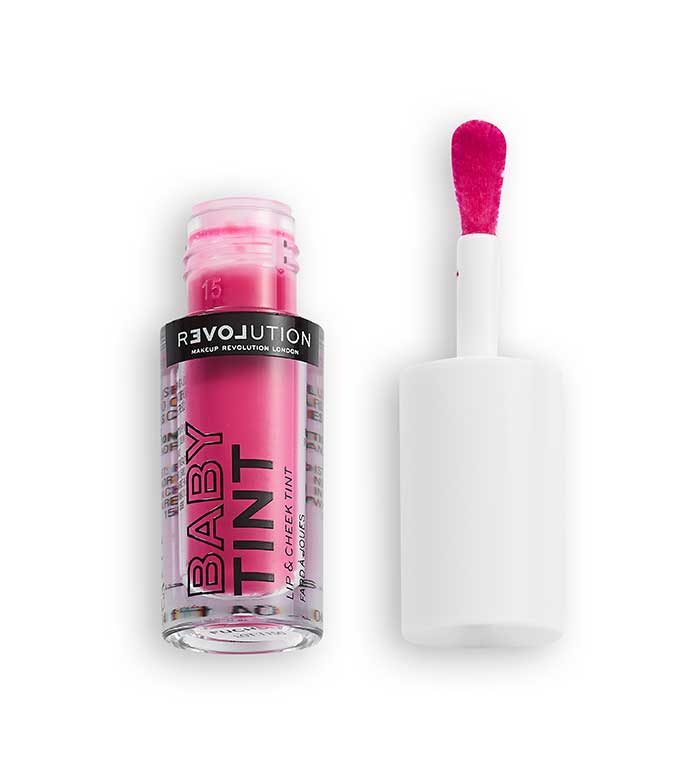 Revolution Relove - Tonalidade para lábios e bochechas Baby Tint - Fuchsia