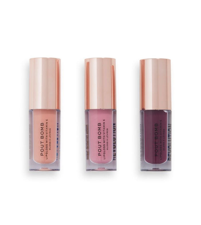 Revolution - Conjunto de gloss labial Sweet Candy Mini Pout Bomb