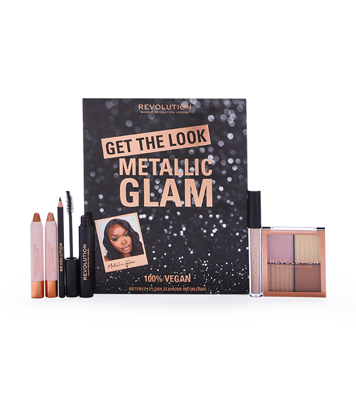Revolution - Get The Look Conjunto de maquiagem - Metallic Glam