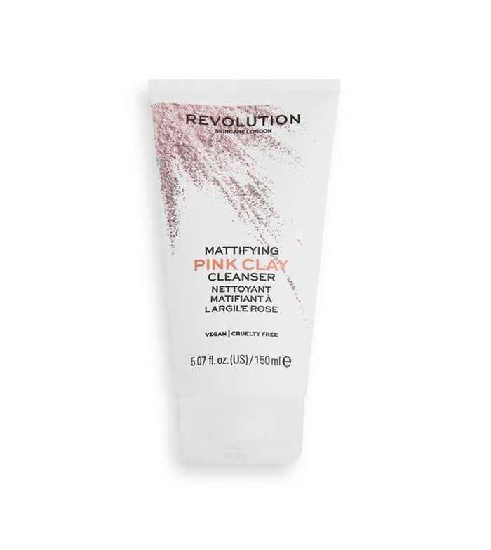 Revolution Skincare - Limpador de argila rosa matificante Mattifying Pink Clay