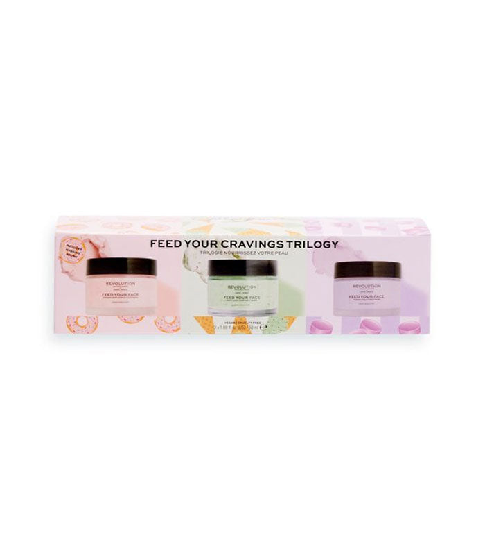 Revolution Skincare - Pacote de máscaras faciais Jake-Jamie Feed your Cravings