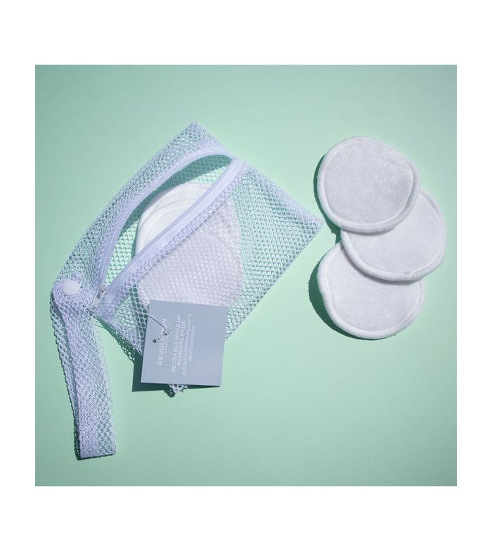 Revolution Skincare - Conjunto de discos de removedor de maquiagem reutilizável