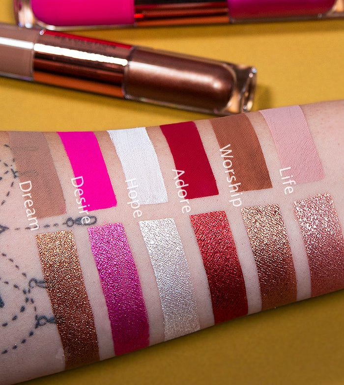 Revolution - Sombra de olhos líquida Eye Chrome Matte and Metal - Desire