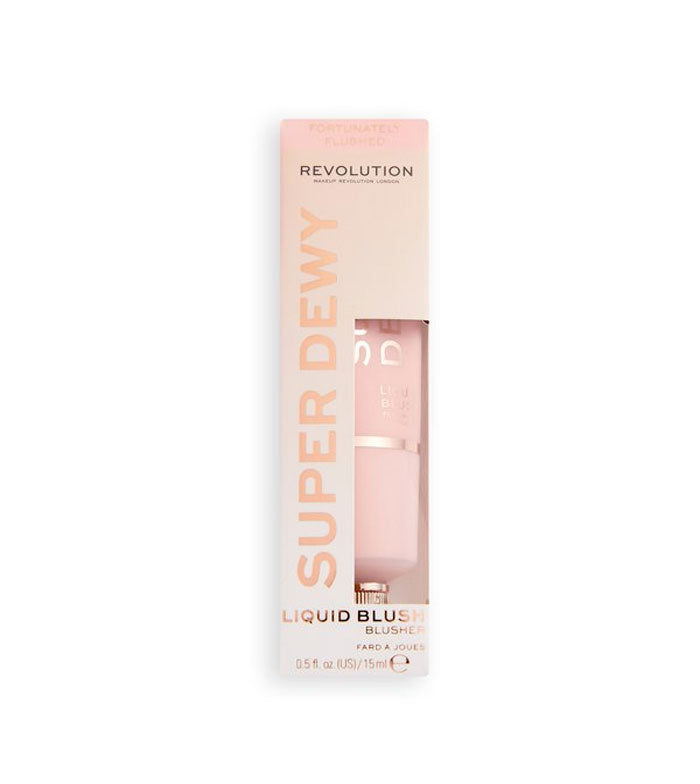 Revolution - *Super Dewy* - Liquid Blush - Fortunately Flushed