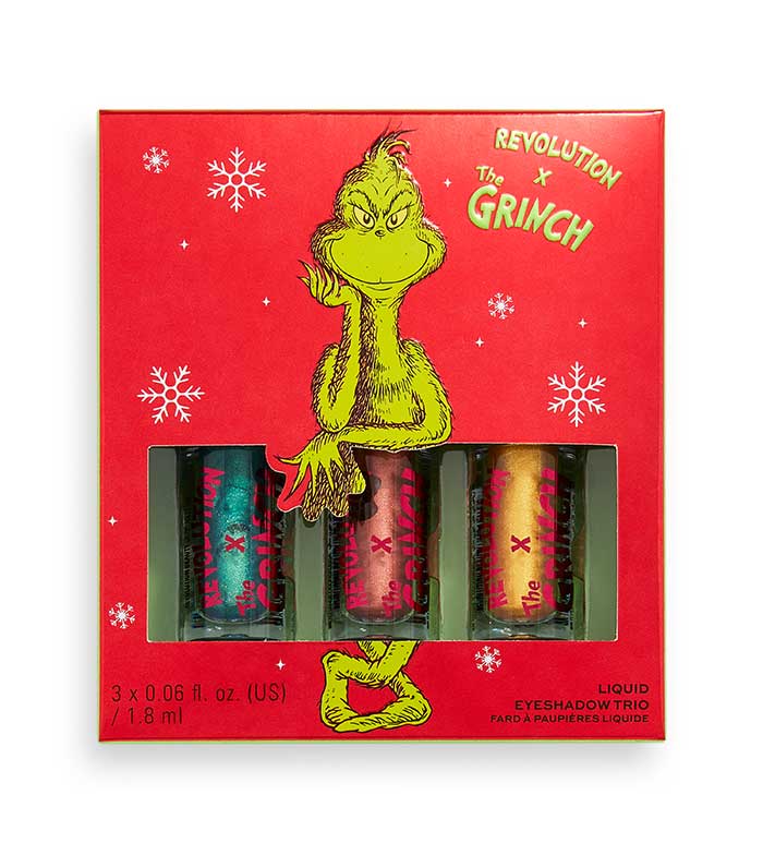 Revolution - *The Grinch x Revolution* - Conjunto de sombras líquidas Don't Give a Grinch