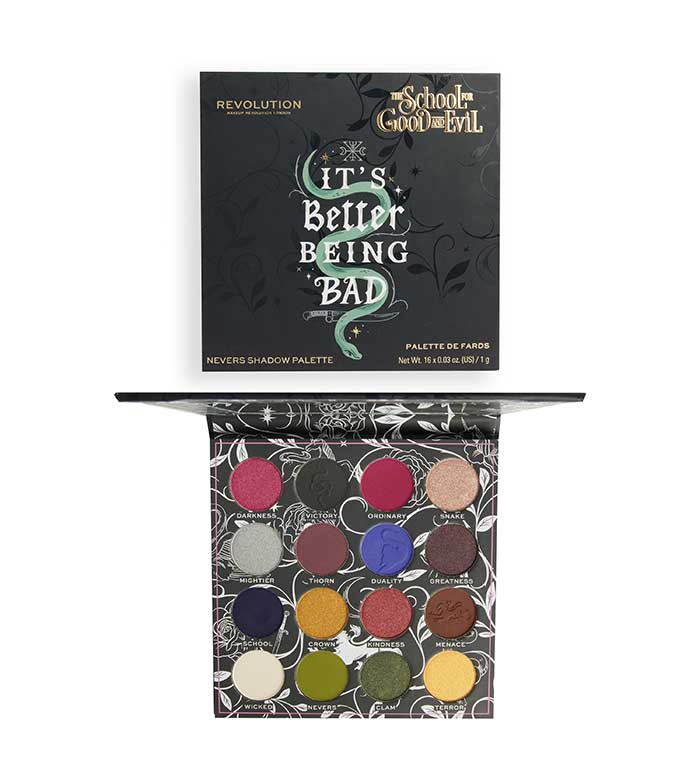 Revolution - *The School For Good & Evil X Revolution* - Paleta de sombras Nevers