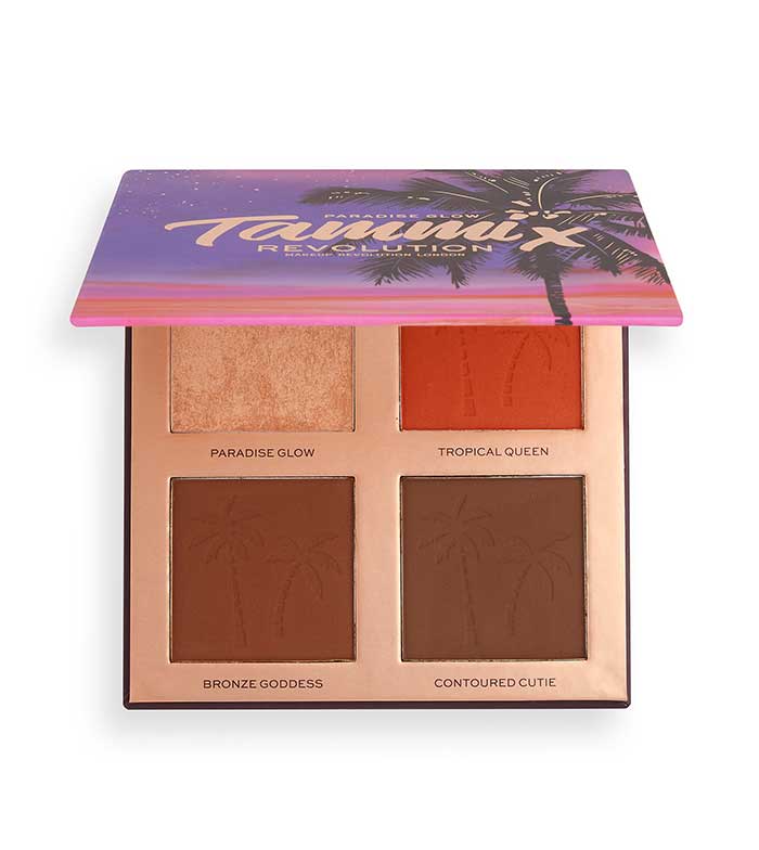 Revolution - *Tropical Twilight Collection* - Paleta de rosto X Tammi - Paradise Glow
