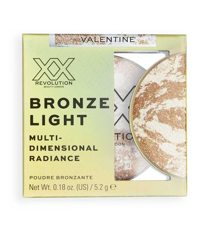 XX Revolution - Pó Bronzer Bronze Light Marbled Bronzer - Valentine Light