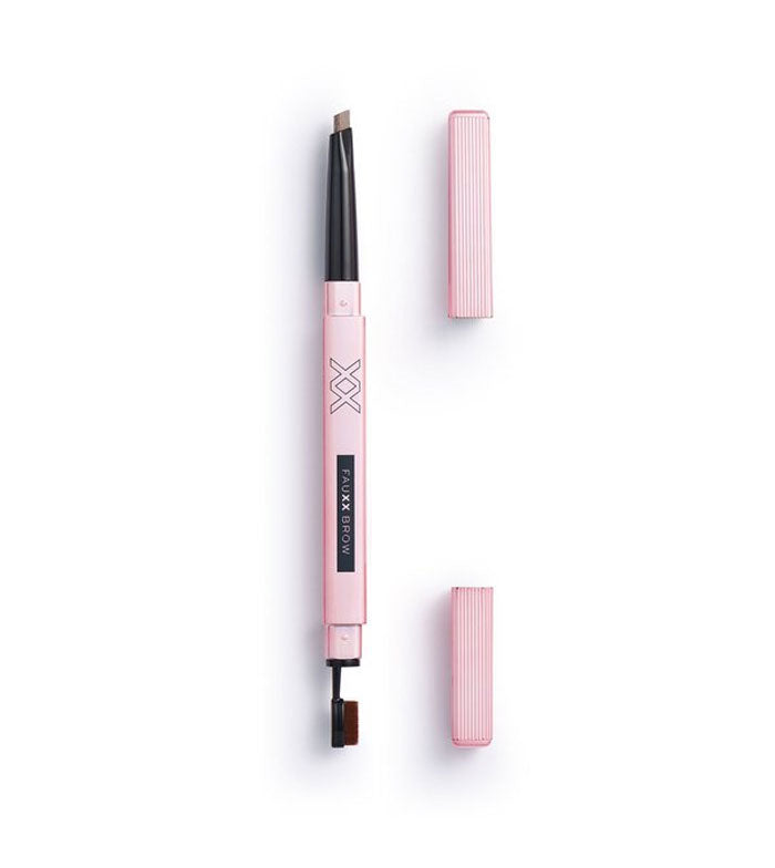 XX Revolution - Lápis de sobrancelha Fauxx Brow - Deep Auburn