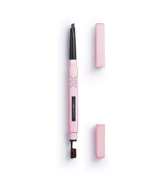 XX Revolution - Lápis de sobrancelha Fauxx Brow - Deep Brown