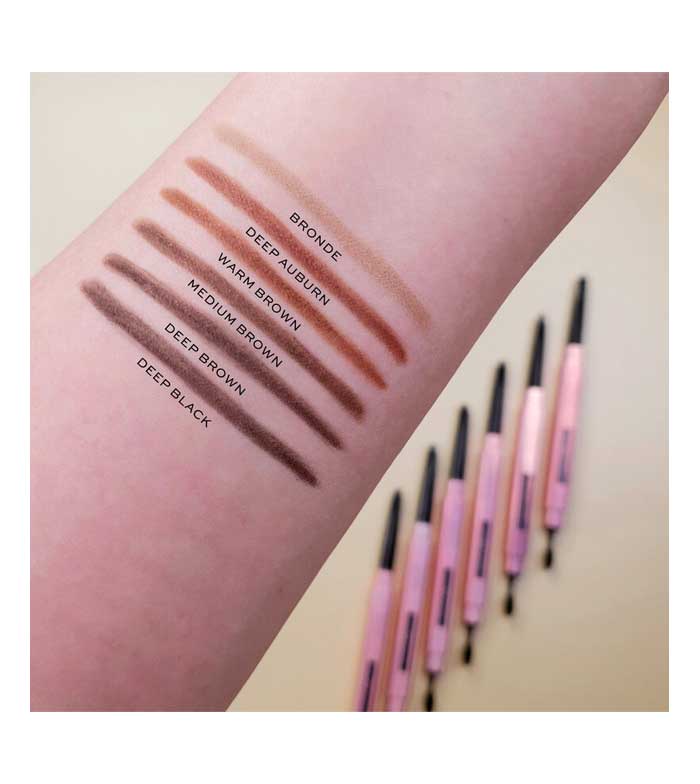 XX Revolution - Lápis de sobrancelha Fauxx Brow - Deep Brown