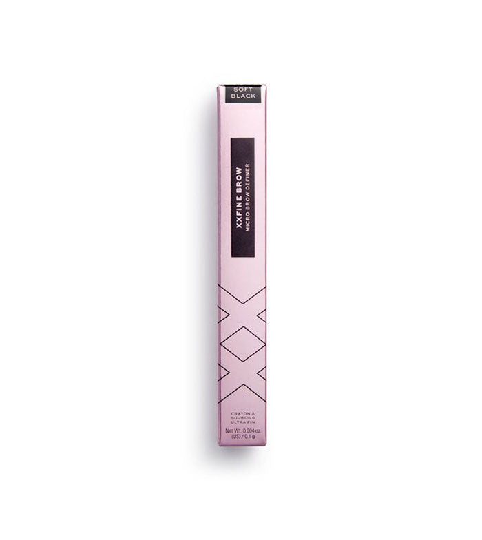 XX Revolution - Lápis de sobrancelha Xxfine Brow - Soft Black