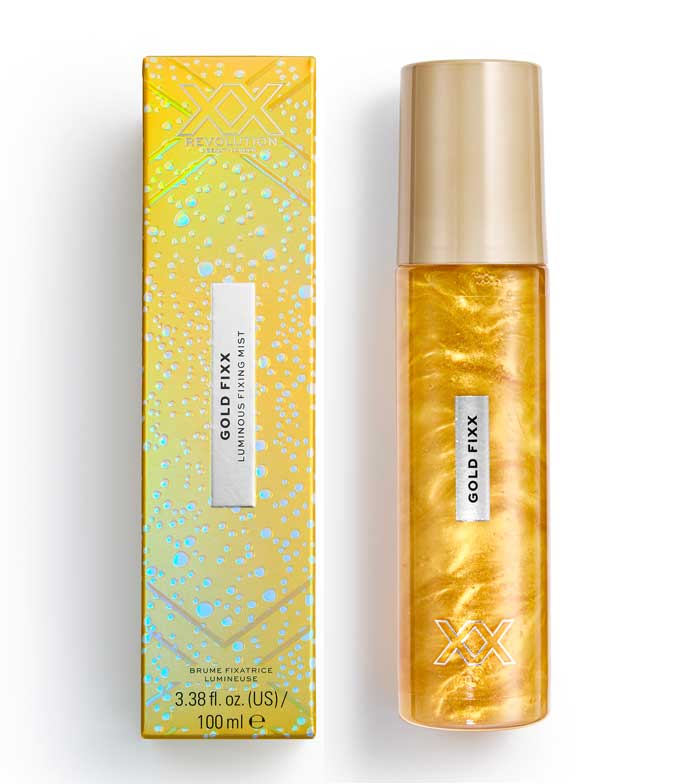 XX Revolution - *MetaliXX* - Spray fixador de maquiagem Gold FiXX