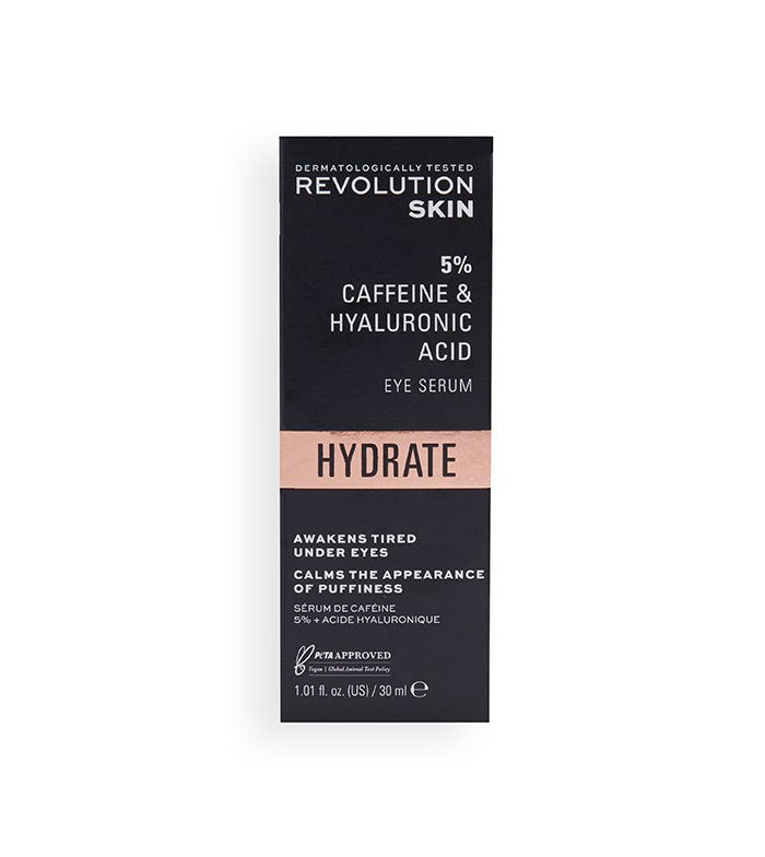 Revolution Skincare - Soro de Olho - 5% de Solução de Cafeína + Ácido Hialurônico