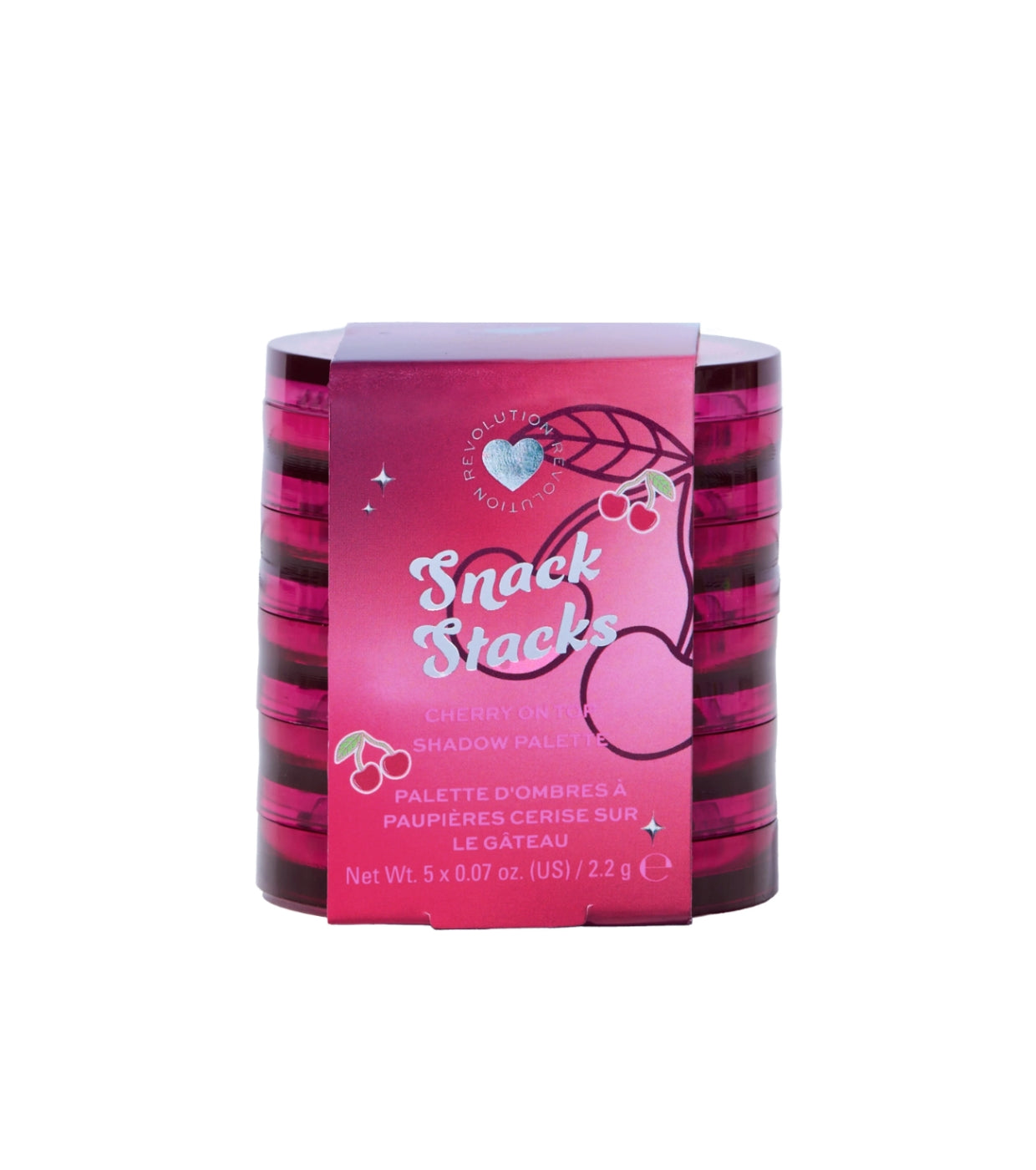 I Heart Revolution - *Midnight Cherry* - Snack Stacks Paleta de Sombras - Cherry On Top