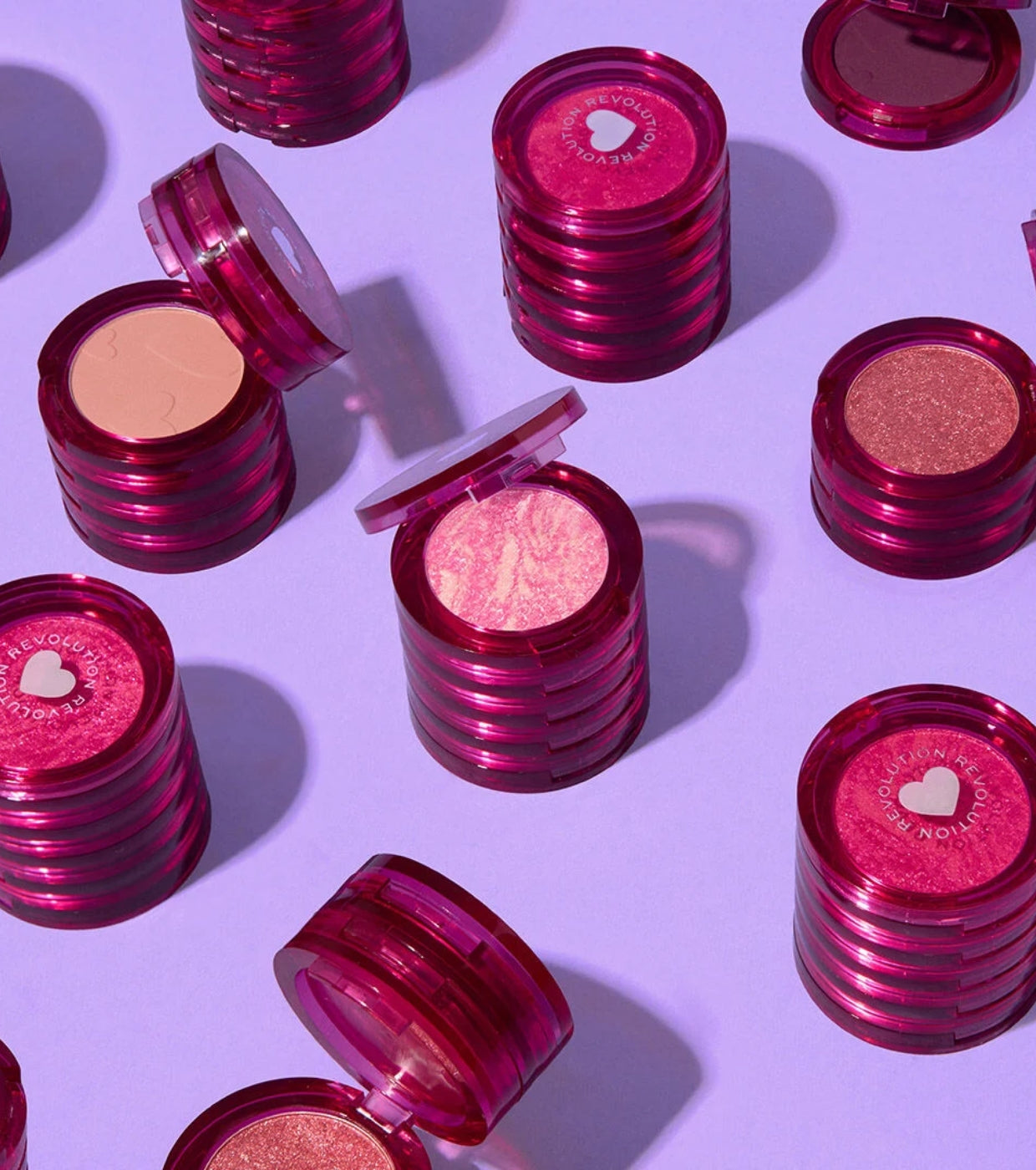 I Heart Revolution - *Midnight Cherry* - Snack Stacks Paleta de Sombras - Cherry On Top