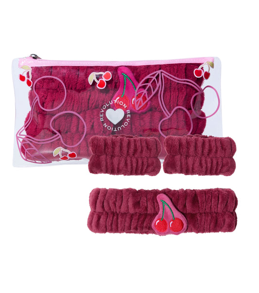 I Heart Revolution - *Midnight Cherry* - Conjunto de tiara pulseira Very Cherry