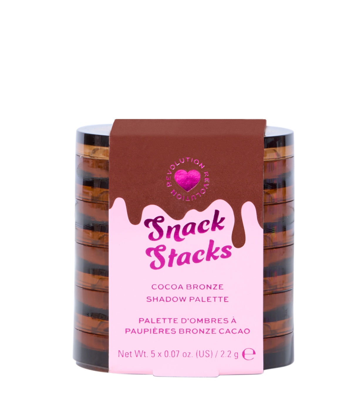 I Heart Revolution - Paleta de Sombras Snack Stacks - Cocoa Bronze