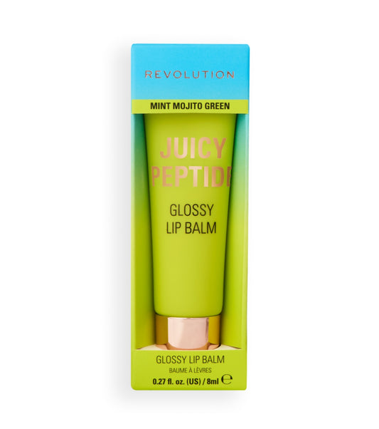 Makeup Revolution - Bálsamo de Brilho Labial Juicy Peptide - Mint Mojito Green