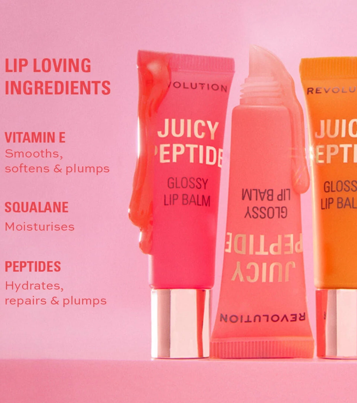Makeup Revolution - Bálsamo de Brilho Labial Juicy Peptide - Mint Mojito Green