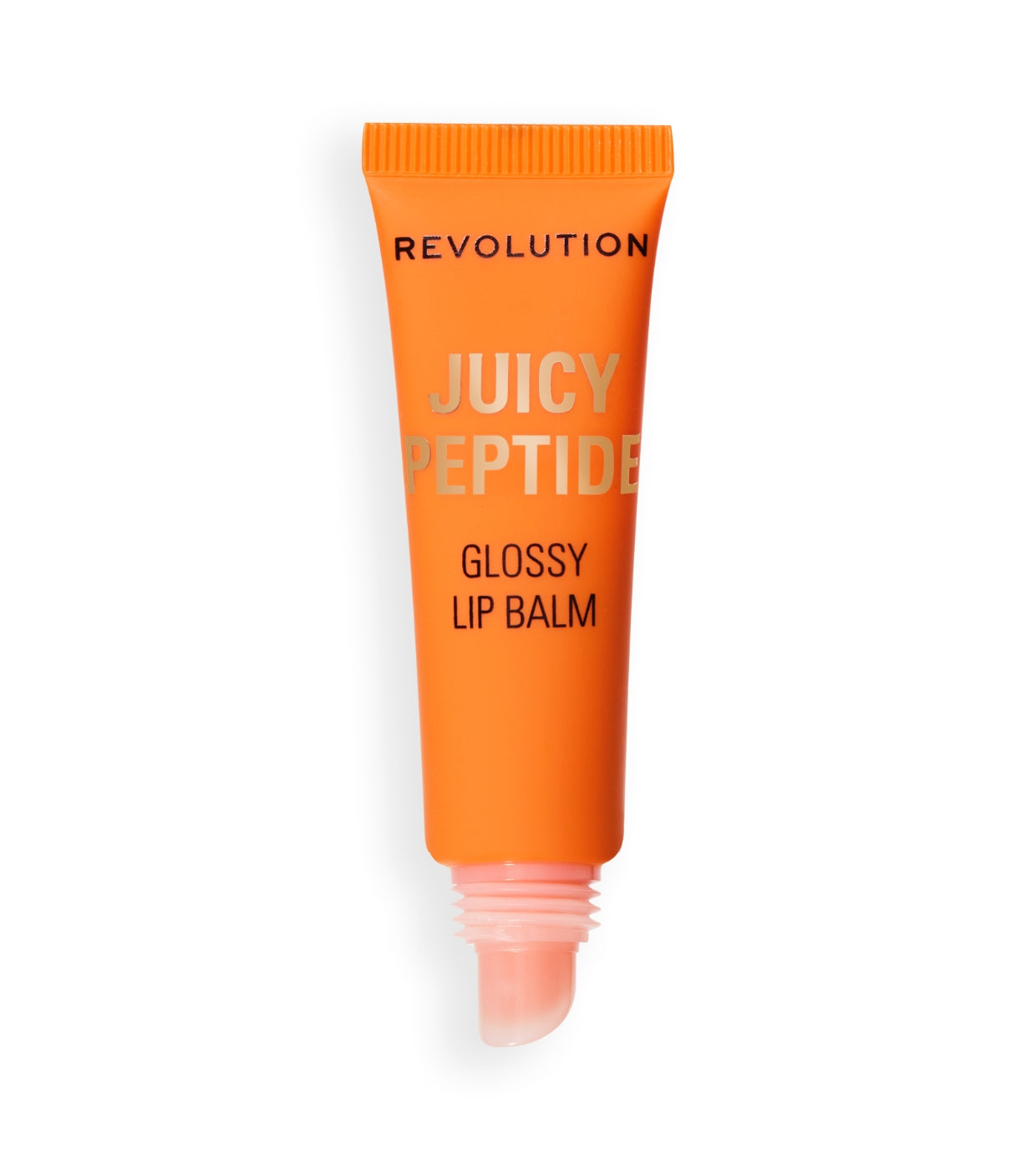 Makeup Revolution - Bálsamo de Brilho Labial Juicy Peptide - Peach Bellini Orange