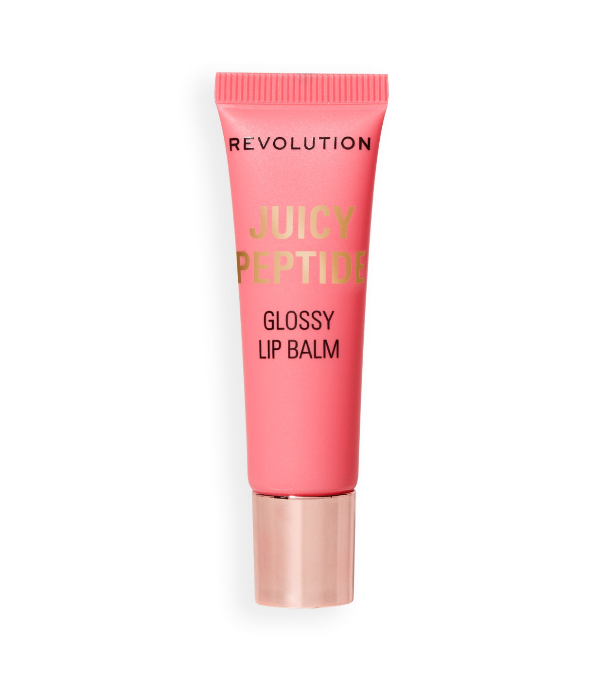Makeup Revolution - Bálsamo de Brilho Labial Juicy Peptide - Shimmer Mai Tai Pink