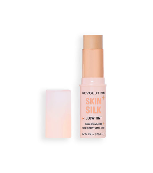 Makeup Revolution - Base de maquiagem em bastão Skin Silk Glow Tint Sheer Foundation - Light Neutral