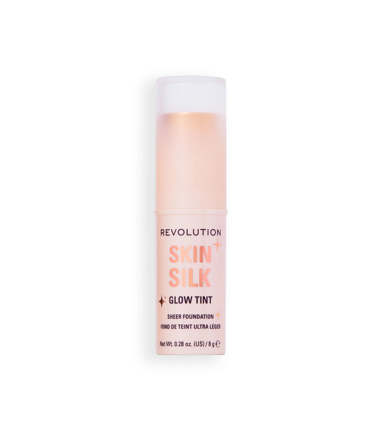 Makeup Revolution - Base de maquiagem em bastão Skin Silk Glow Tint Sheer Foundation - Medium Tan Neutral