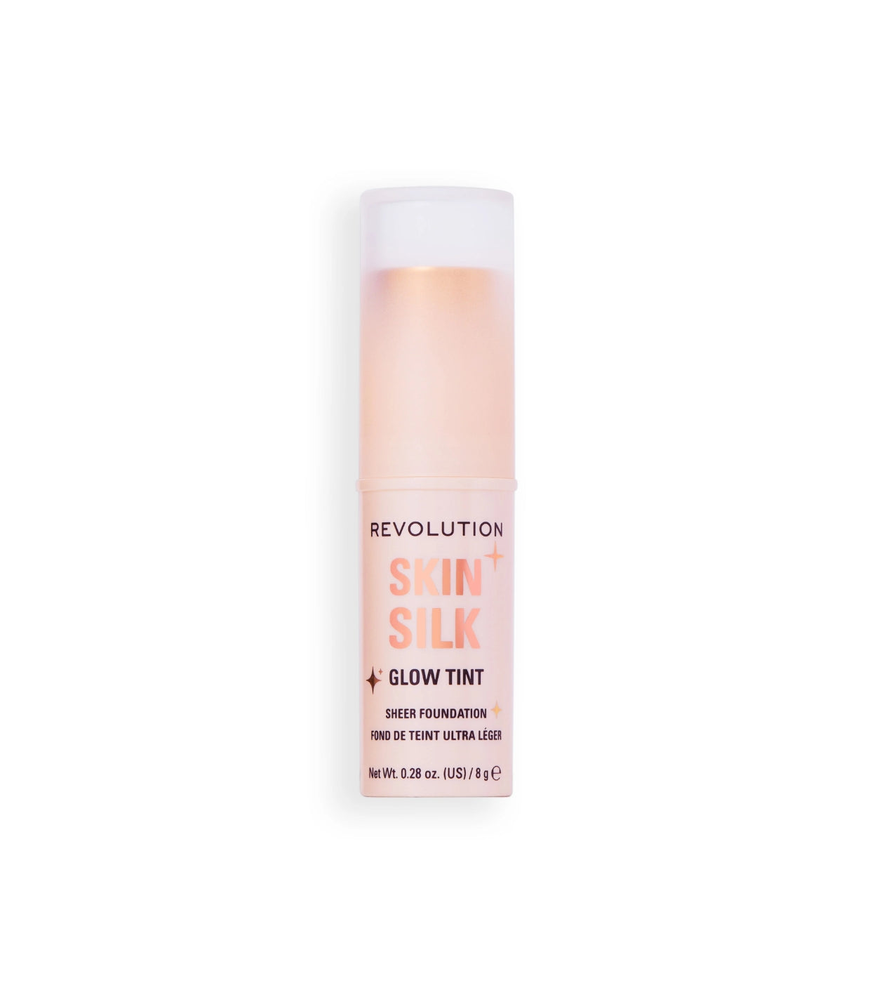 Makeup Revolution - Base de maquiagem em bastão Skin Silk Glow Tint Sheer Foundation - Medium Tan Warm