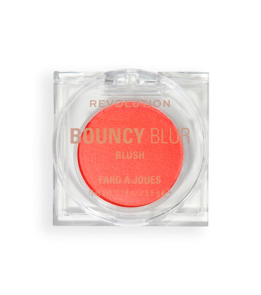 Makeup Revolution - Blush Cream to Powder Bouncy Blur - Coral Blur Burst