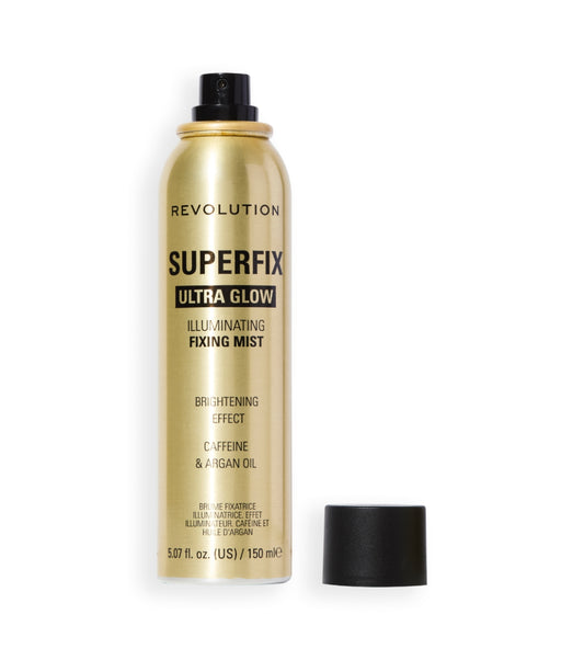Makeup Revolution - Spray fixador de maquiagem Superfix Ultra Glow
