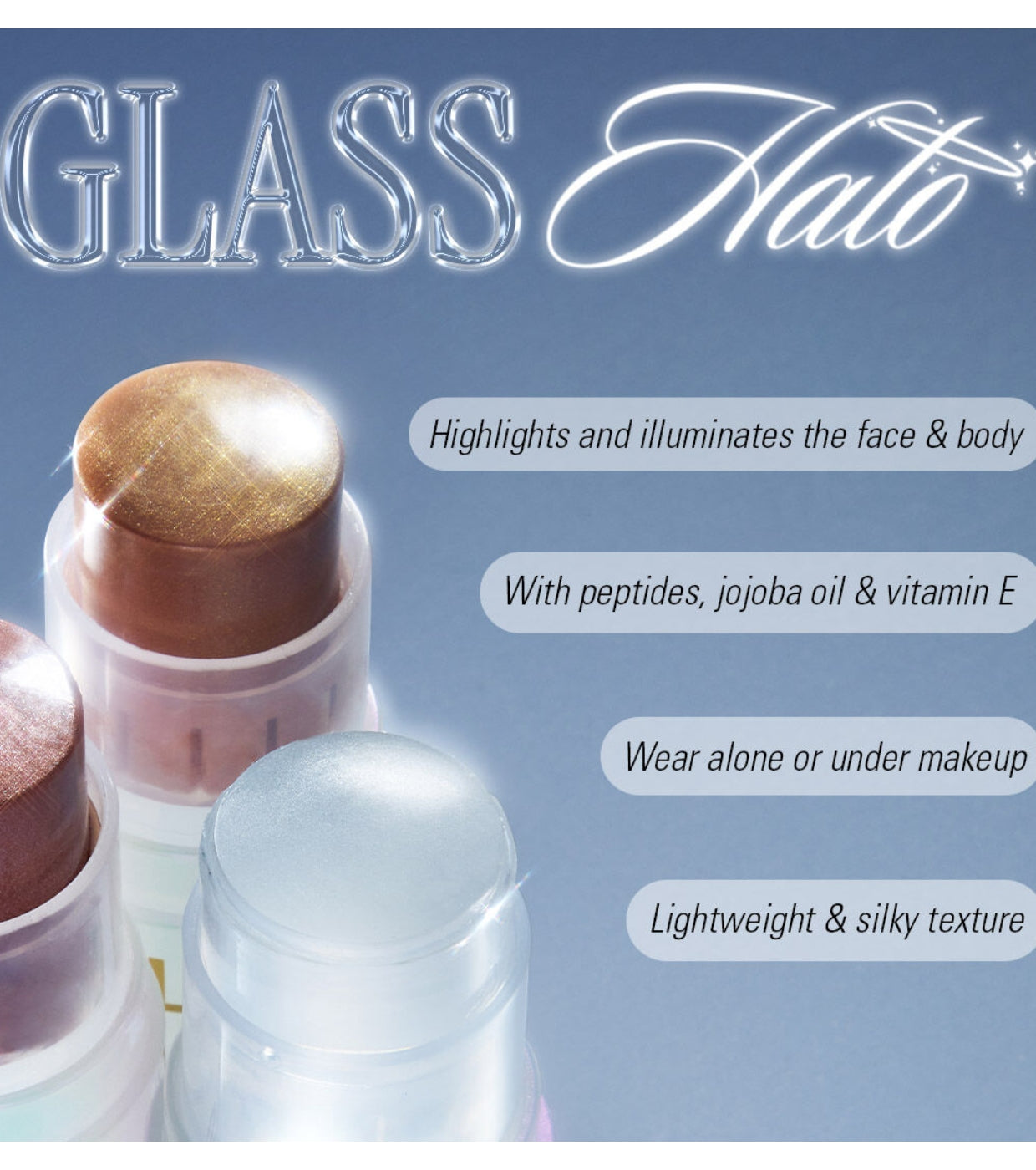 Makeup Revolution - Iluminador Jelly Glass Halo - Golden Glow