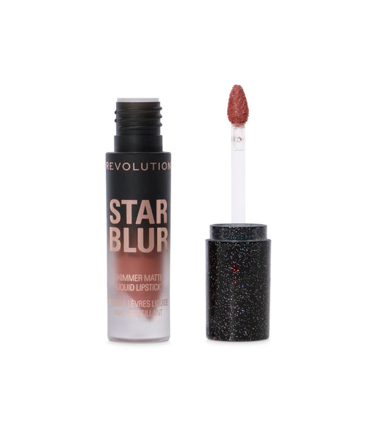 Makeup Revolution - Batom Líquido Matte com Brilho Star Blur - Frosted Petal