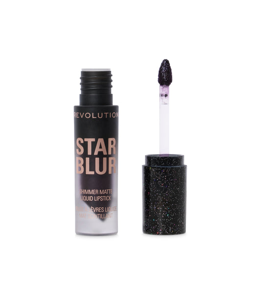 Makeup Revolution - Batom Líquido Matte com Brilho Star Blur - Midnight Eclipse