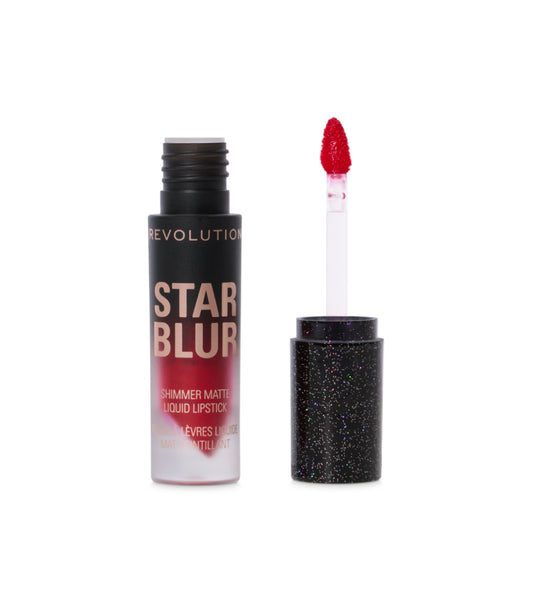 Makeup Revolution - Batom Líquido Matte com Brilho Star Blur - Scarlet Ruby