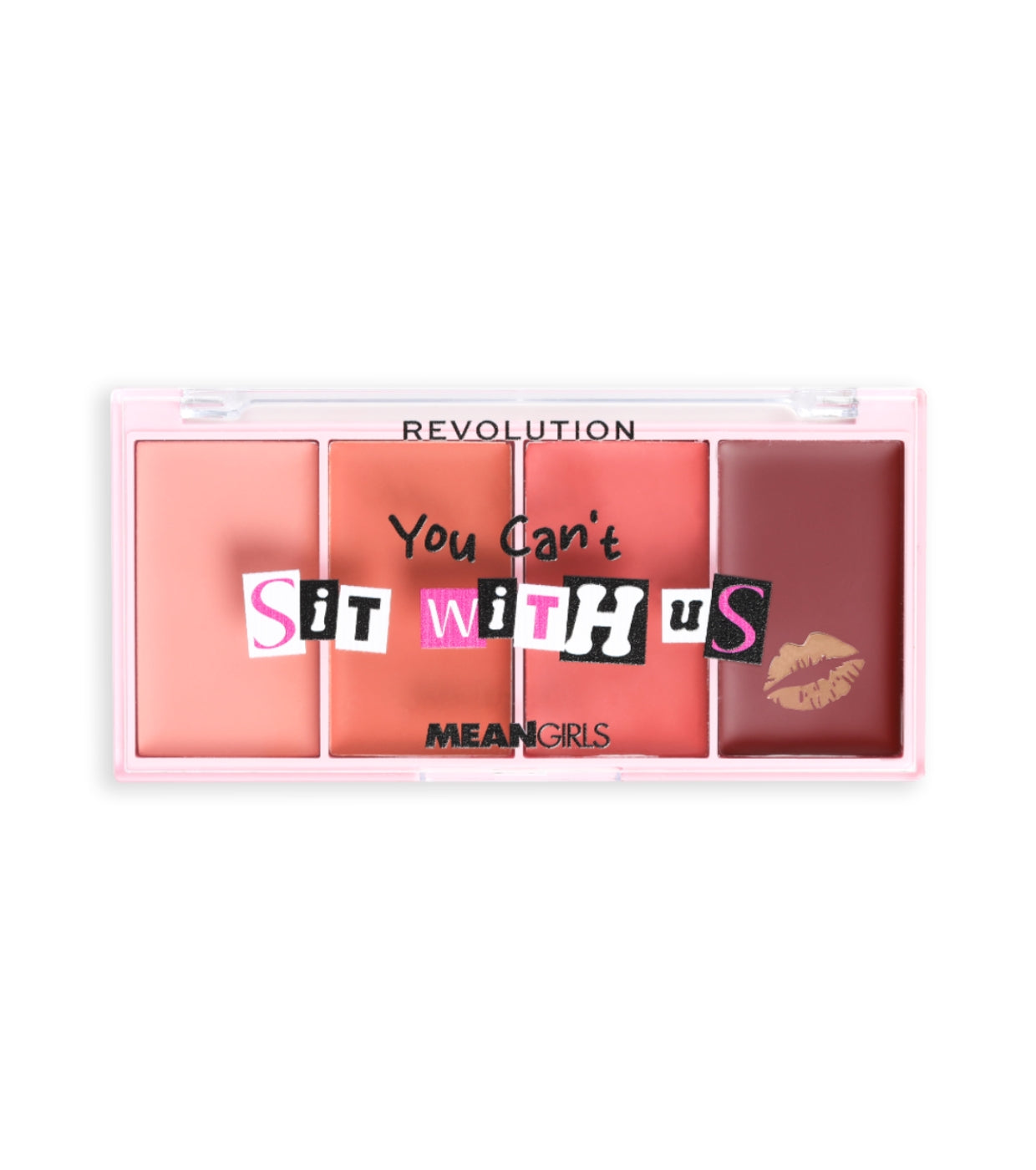 Makeup Revolution - *Mean Girls* - Paleta Cream Blush On Wednesdays We Wear Cream Blush