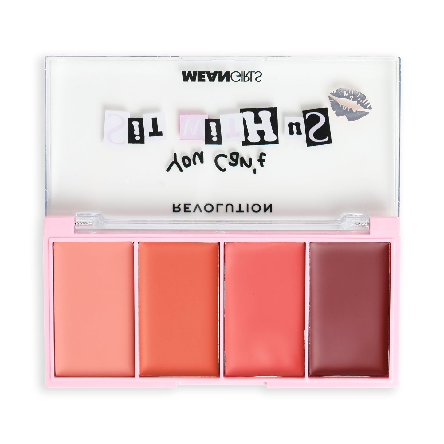 Makeup Revolution - *Mean Girls* - Paleta Cream Blush On Wednesdays We Wear Cream Blush